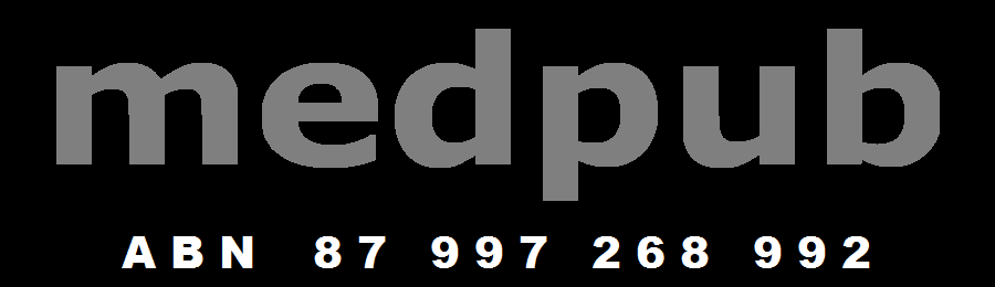 Medpub logo with ABN contact